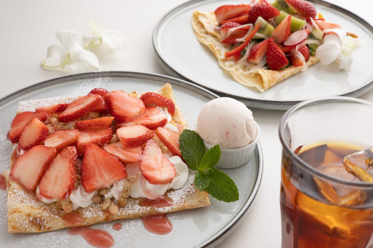 世田谷区Crepes No Ka'Oi(クレープス ノ カ オイ)」自由が丘店苺限定メニュー期間限定フェア
