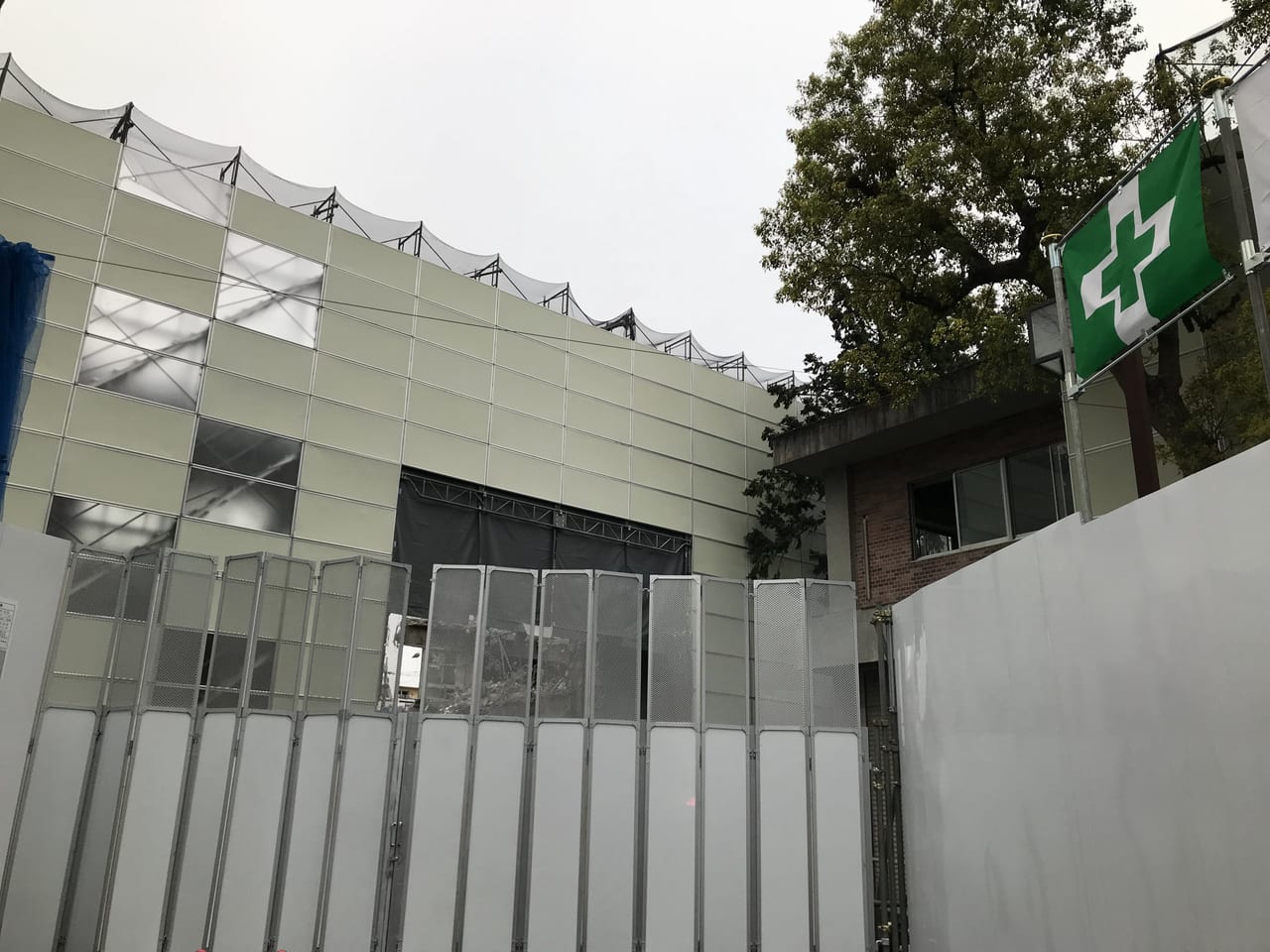 世田谷区東京農業大学キャンパス工事中