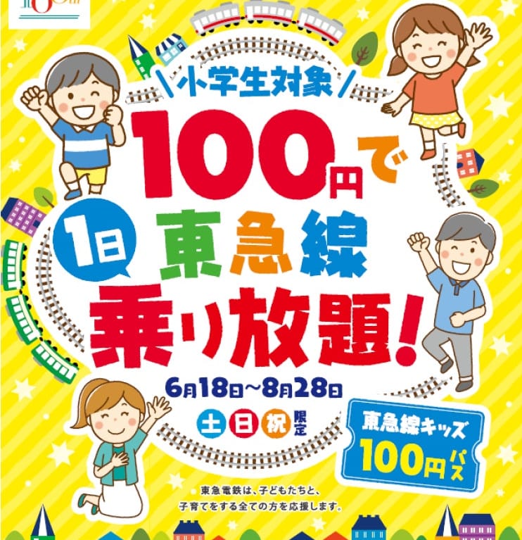 20220618東急線のキッズ100円パス