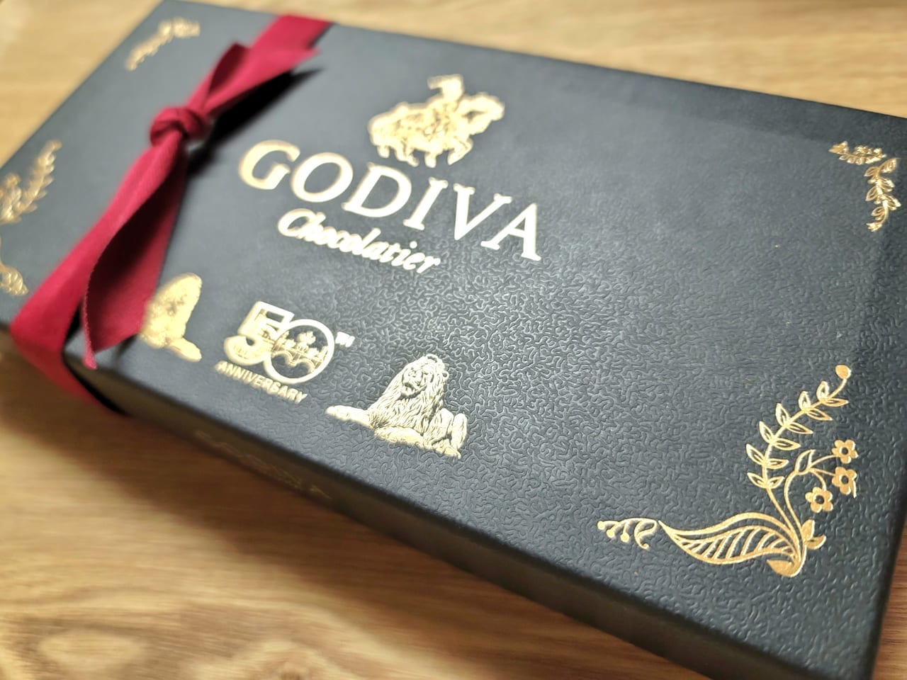20220708 GODIVAのチョコレートの箱