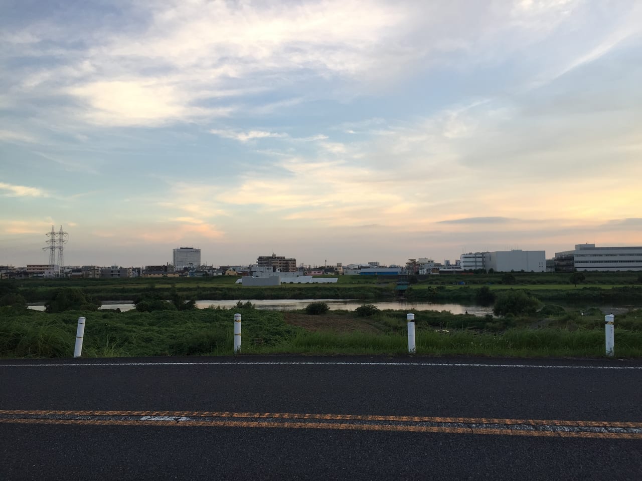20220913 多摩川の夕景