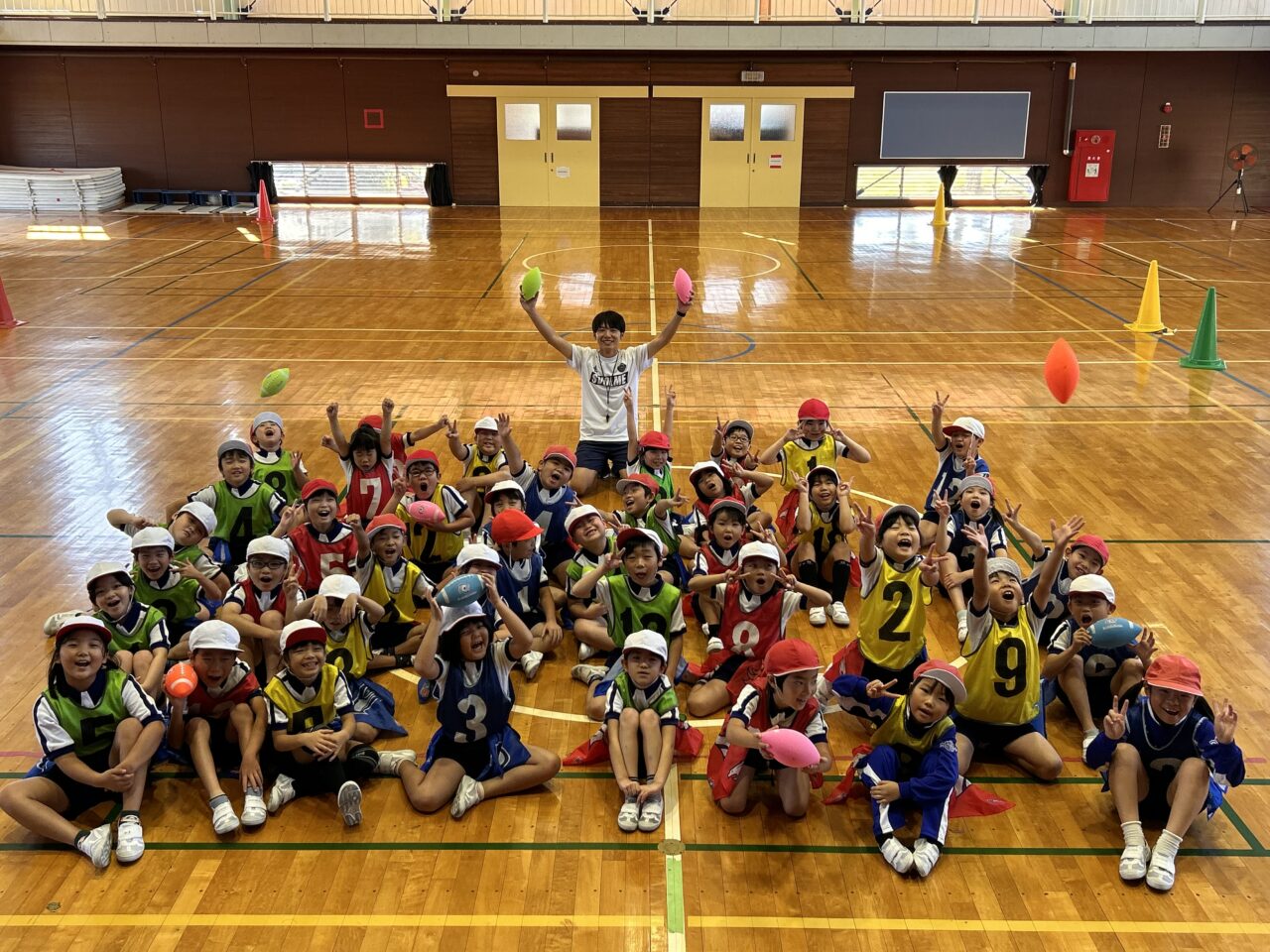 20250714 フラッグフットボール 小学校 寄付