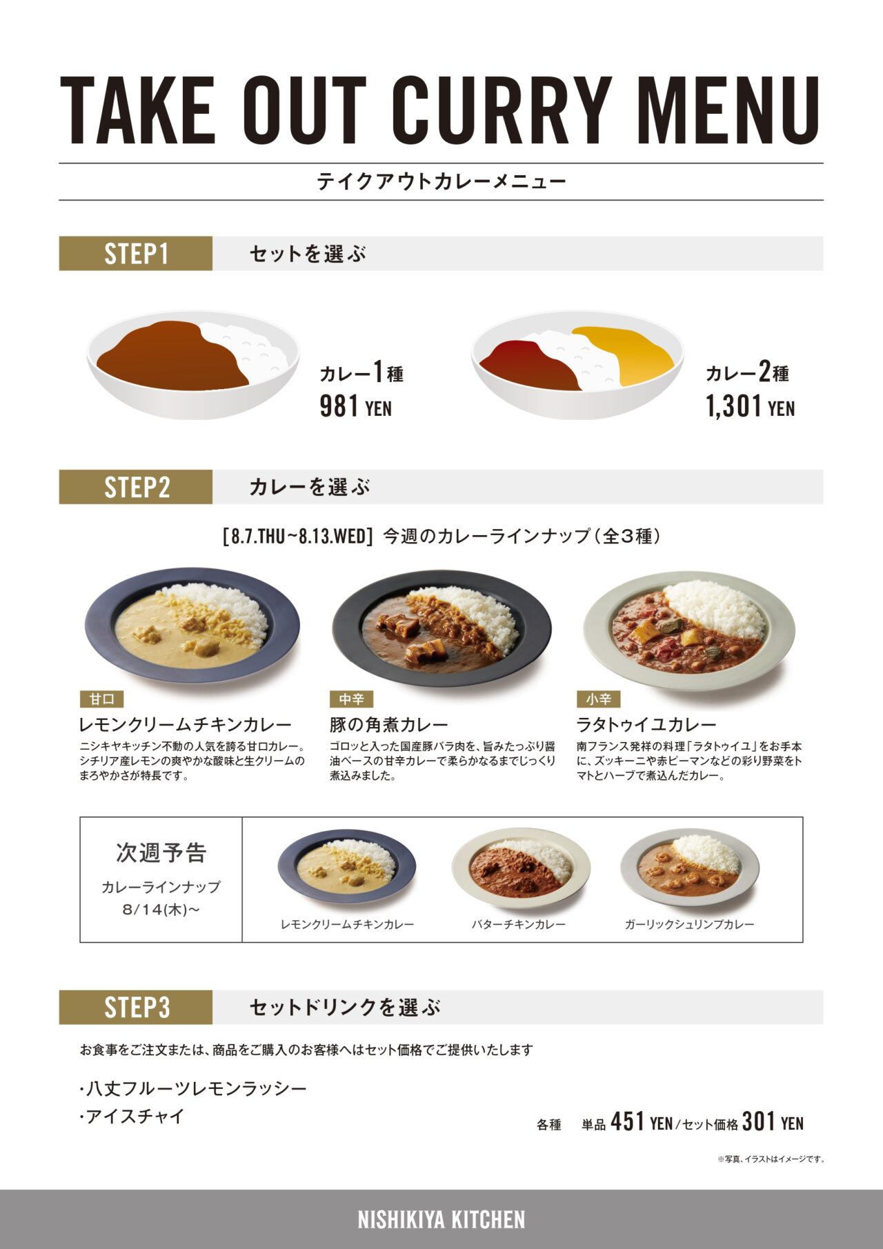 20250809 NISHIKIYA KITCHEN レトルトカレー 二子玉川